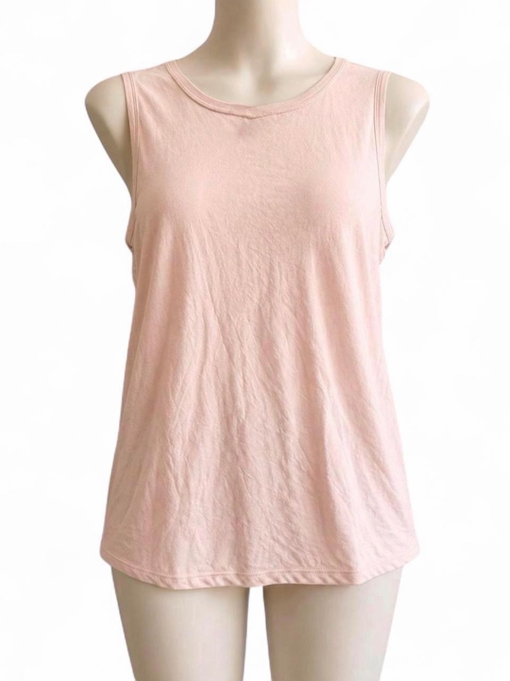 J. Crew Soft Pale Pink Crewneck Tank Top